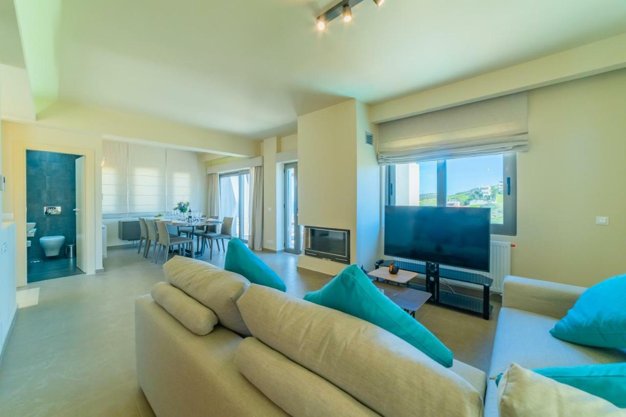 Villa Grande Crete Agia Pelagia  Ngoại thất bức ảnh